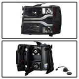 Spyder®  5083609 - Black Projector LED DRL Head Lights 