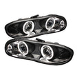Spyder® 5029980 - Black Projector CCFL Halo Head Lights 