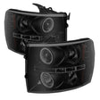 Spyder®  5078735 - Black Smoke Projector CCFL Halo Head Lights 