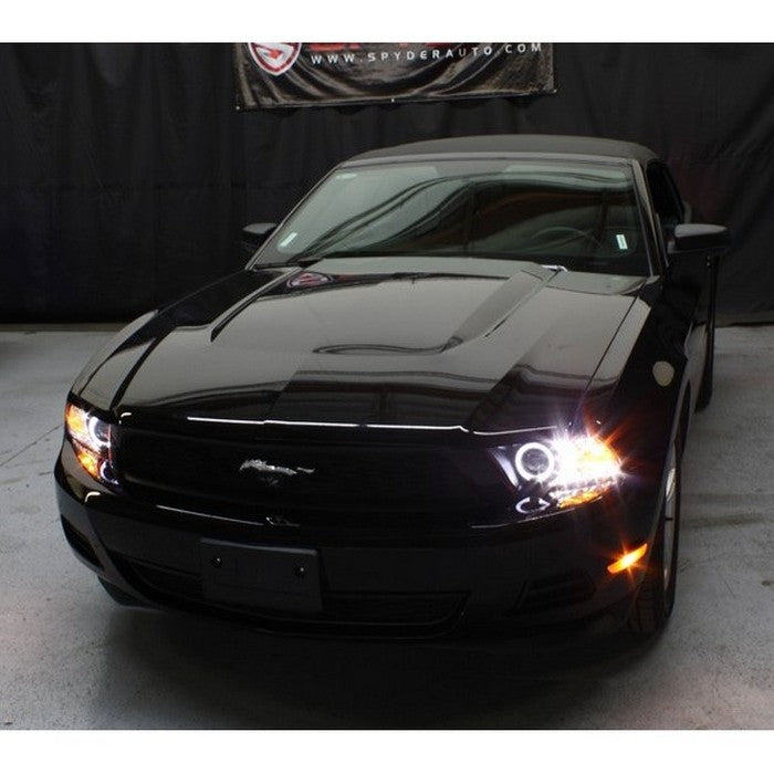 Spyder®  5010445 - Black Projector LED Halo Head Lights 