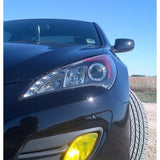 Spyder® 5034250 -  Black Projector LED Halo Head Lights 
