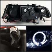 Spyder® 5008930 - Chrome Projector LED Halo Headlights 