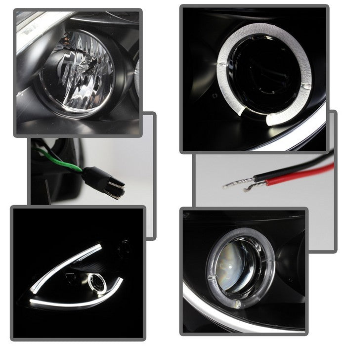 Spyder® 5076830 - Black Projector LED DRL Head Lights 