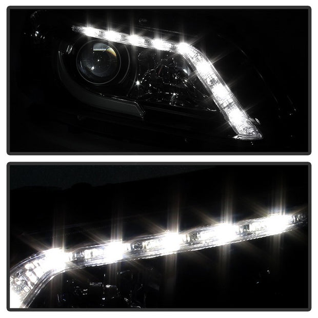 Spyder® 5080530 - Black Projector LED DRL Head Lights 