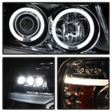 Spyder® 5030092 - Chrome Projector CCFL Halo Head Lights 
