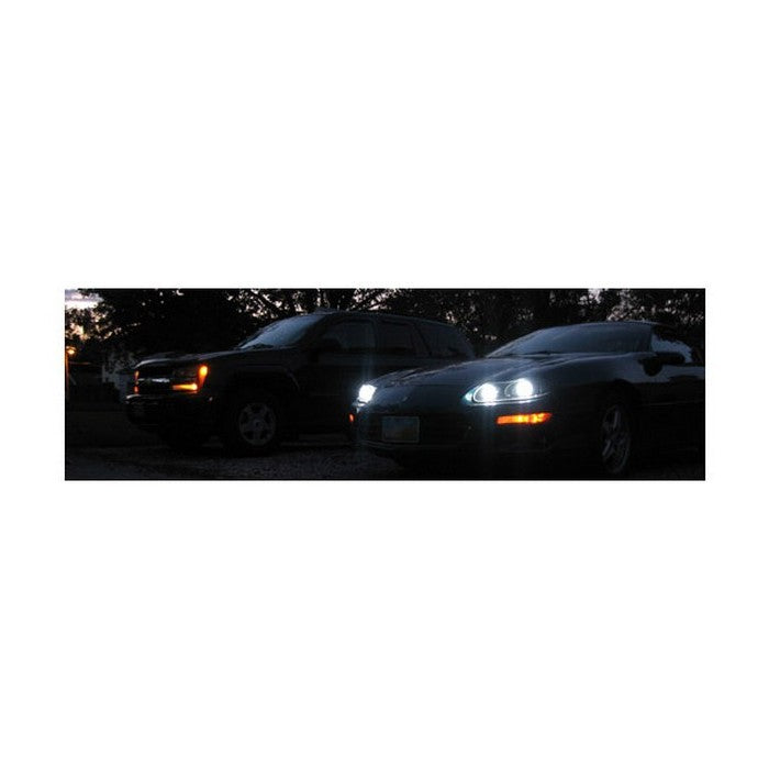 Spyder® 5029980 - Black Projector CCFL Halo Head Lights 