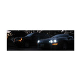 Spyder® 5029980 - Black Projector CCFL Halo Head Lights 