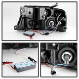 Spyder® 5030085 - Black Projector CCFL Halo Head Lights 
