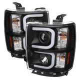 Spyder® 5079473 - Black Projector LED DRL Head Lights 
