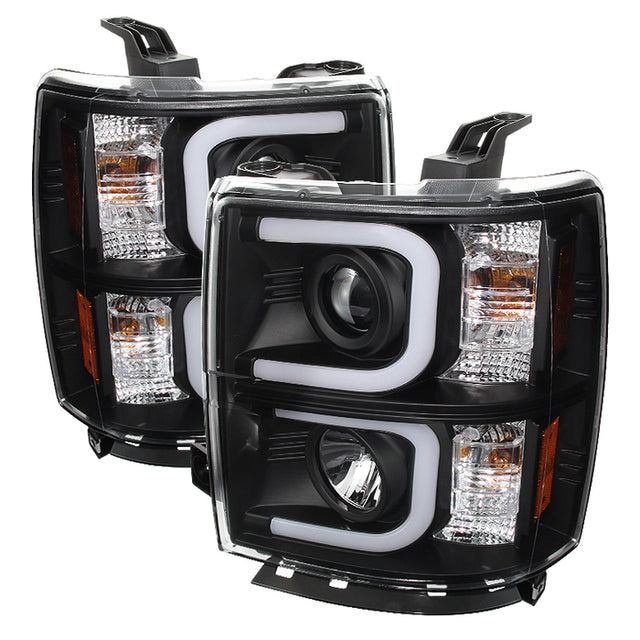 Spyder® 5079473 - Black Projector LED DRL Head Lights 