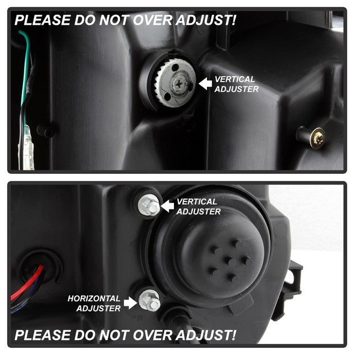 Spyder®  5083678 - Black Smoked Projector LED DRL Head Lights 