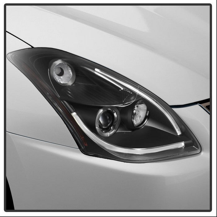 Spyder® 5076830 - Black Projector LED DRL Head Lights 