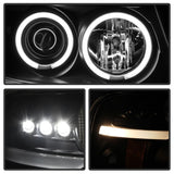 Spyder® 5030085 - Black Projector CCFL Halo Head Lights 