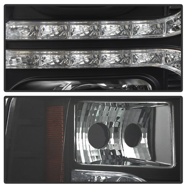 Spyder®  5083524 - Black Projector LED DRL Head Lights 