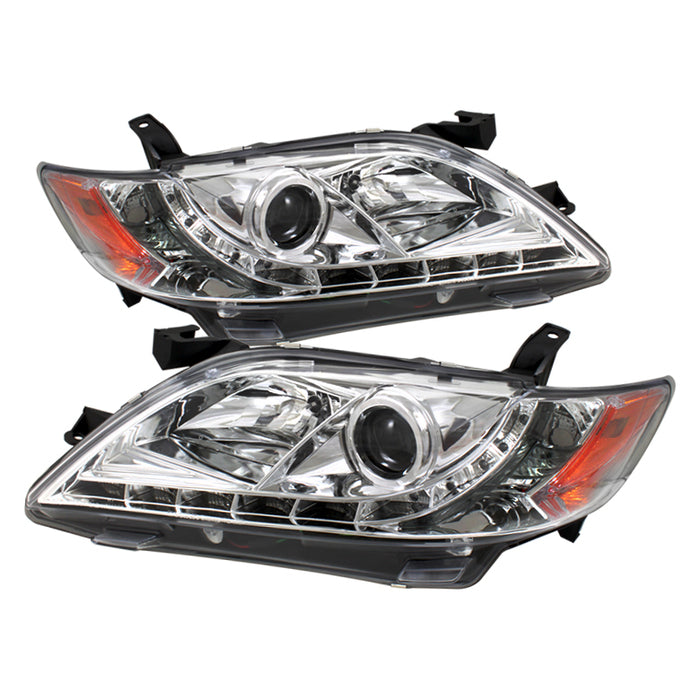 Spyder® 5039415 - Chrome Projector LED DRL Head Lights 