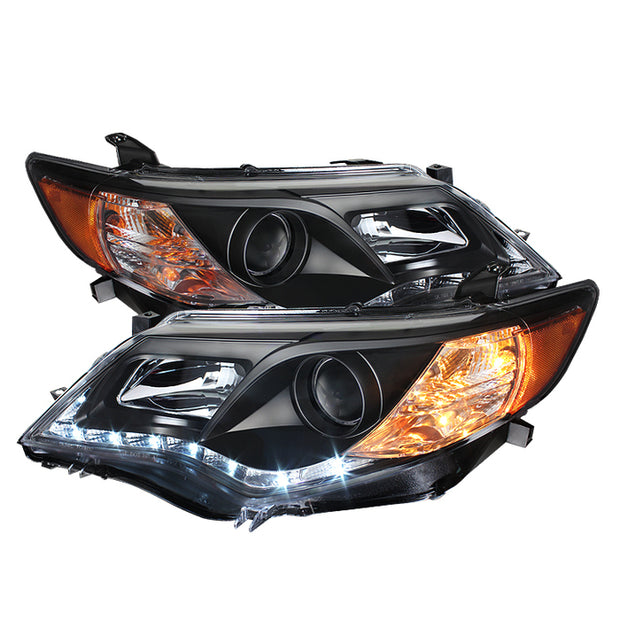 Spyder® 5072658 - Black Projector LED DRL Head Lights 