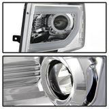 Spyder® 5077585 - Chrome Projector LED DRL Head Lights 
