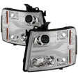Spyder® 5083616 - Chrome Projector LED DRL Head Lights 