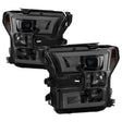 Spyder®  5083678 - Black Smoked Projector LED DRL Head Lights 