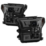 Spyder®  5083678 - Black Smoked Projector LED DRL Head Lights 