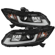 Spyder® 5076519 - Black Projector LED DRL Head Lights 