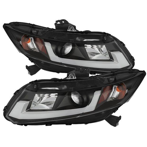 Spyder® 5076519 - Black Projector LED DRL Head Lights 