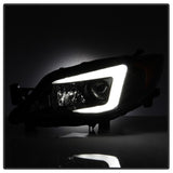 Spyder® 5083937 -  Black Projector Xenon/HID DRL Head Lights 