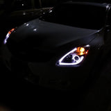 Spyder® 5076830 - Black Projector LED DRL Head Lights 