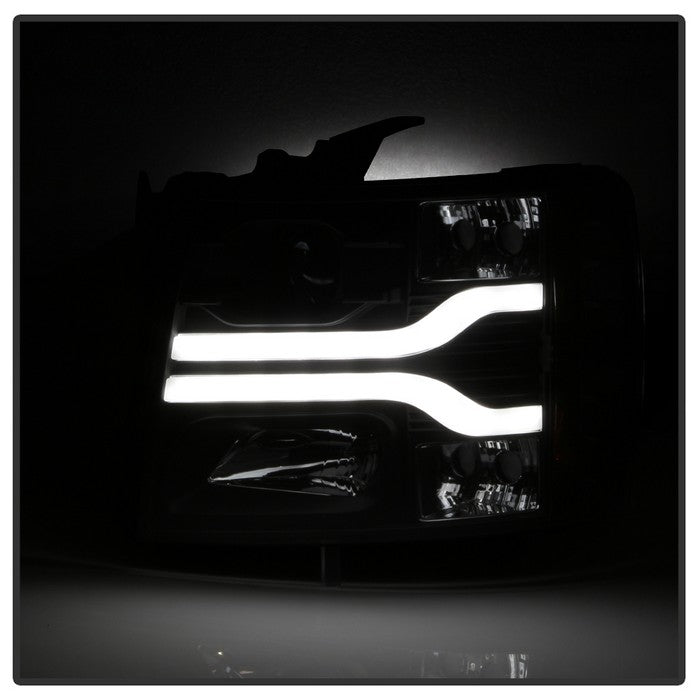 Spyder®  5083609 - Black Projector LED DRL Head Lights 