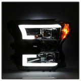 Spyder®  5083678 - Black Smoked Projector LED DRL Head Lights 