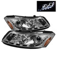 Spyder® 5010674 - Chrome Projector LED Halo Head Light 