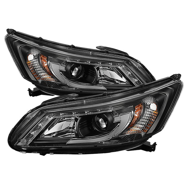 Spyder® 5080530 - Black Projector LED DRL Head Lights 
