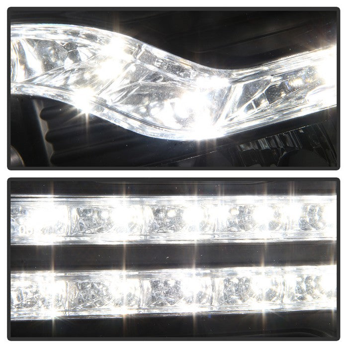 Spyder®  5083524 - Black Projector LED DRL Head Lights 