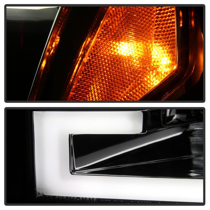Spyder®  5083678 - Black Smoked Projector LED DRL Head Lights 