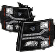 Spyder®  5083524 - Black Projector LED DRL Head Lights 