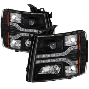 Spyder®  5083524 - Black Projector LED DRL Head Lights 