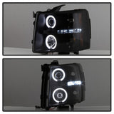Spyder®  5078735 - Black Smoke Projector CCFL Halo Head Lights 