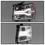 Spyder® 5083616 - Chrome Projector LED DRL Head Lights 