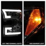 Spyder® 5083661 - Chrome Projector LED DRL Head Lights 