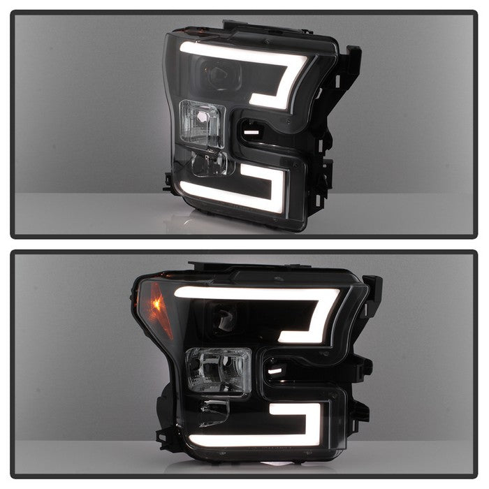 Spyder®  5083531 - Black Projector LED DRL Head Lights 