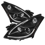 Spyder® 5076830 - Black Projector LED DRL Head Lights 