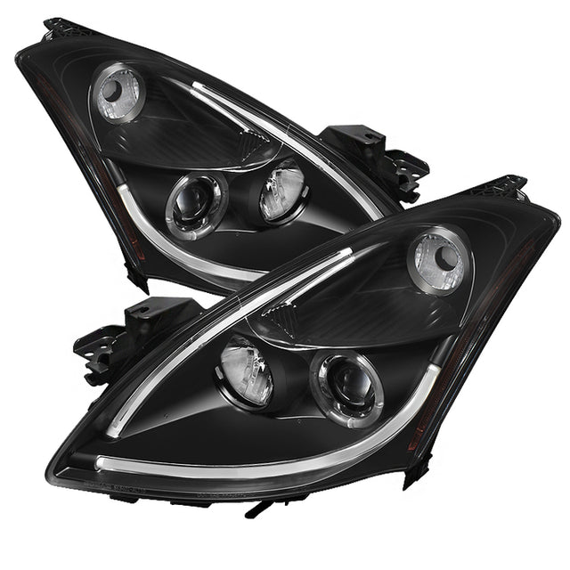 Spyder® 5076830 - Black Projector LED DRL Head Lights 