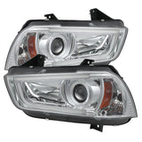 Spyder® 5074218 - Chrome Projector HID/Xenon Head Lights 