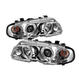 Spyder® 5008930 - Chrome Projector LED Halo Headlights 