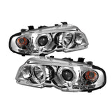 Spyder® 5008930 - Chrome Projector LED Halo Headlights 