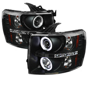 Spyder® 5033864 - Black Projector CCFL Halo Head Lights 