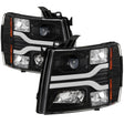 Spyder®  5083609 - Black Projector LED DRL Head Lights 