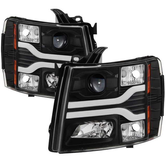 Spyder®  5083609 - Black Projector LED DRL Head Lights 