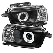 Spyder® 5042354 - Black Projector CCFL Halo Head Lights 