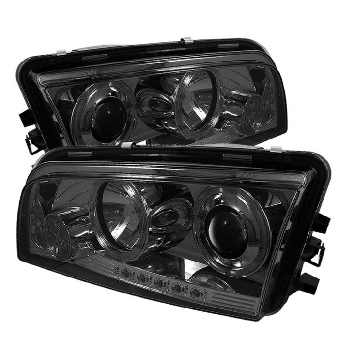 Spyder® (06-10) Charger Black Smoke Projector Head Lights – 10